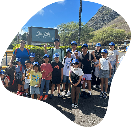 아카데미아 알로하 캠프 단체 사진